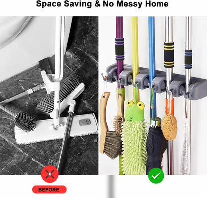 Brooms And Toiletries Organizer